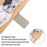 Pěneženkové pouzdro   Coloured Drawing Pattern na iPhone 11 pro - Heart Dog