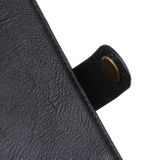 Peňaženkové kožené pouzdro na Motorola Moto E7 Power - Černá