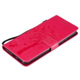 Peňaženkové kožené pouzdro na Motorola Moto G9 Power - Rose Red