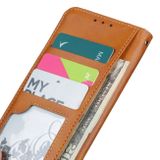 Peňeženkové kožené pouzdro FLORAL na Xiaomi Redmi Note 10 5G - Modrá