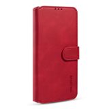 Peneženkové kožené pouzdro DG.MING na Xiaomi Redmi Note 9T - Červená