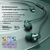 Kabelová REMAX sluchátka  1.2m  8 Pin - Zelená