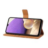Peňeženkové kožené pouzdro ETHNIC na Samsung Galaxy A22 4G - Hnedá