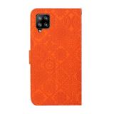 Peňeženkové kožené pouzdro ETHNIC na Samsung Galaxy A22 4G - Oranžová