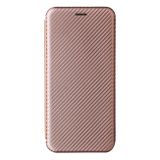 Peneženkové Carbon pouzdro na Samsung Galaxy A22 4G - Ružová