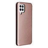 Peneženkové Carbon pouzdro na Samsung Galaxy A22 4G - Ružová