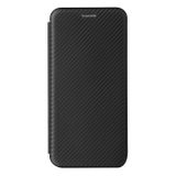 Peneženkové Carbon pouzdro na Samsung Galaxy A22 4G - Černá