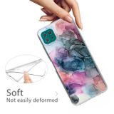 Gumový kryt MARBLE na Samsung Galaxy A22 5G - Abstract multicolor