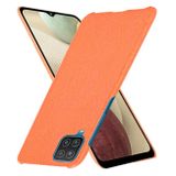 Kožený kryt CROCODILE na Samsung Galaxy A22 4G - Oranžová