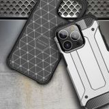 Kryt Tough Armor na iPhone 13 Pro Max - Stříbrná