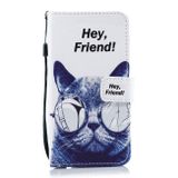 Peněženkové kožené pouzdro pro Samsung Galaxy A6 - Cool Cat