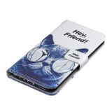 Peněženkové kožené pouzdro pro Samsung Galaxy A6 - Cool Cat