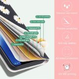 Peneženkové kožené pouzdro DRAWING na Xiaomi Redmi Note 9 - Gold Silver Flying Butterflies