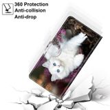 Peněženkové 3D pouzdro pro Samsung Galaxy A50 – Big White Cat