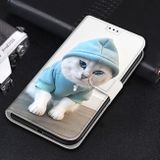 Peněženkové 3D pouzdro pro Samsung Galaxy A50 – Blue Sweater White Cat