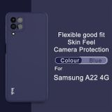 Gumový kryt IMAK na Samsung Galaxy A22 4G - Modrá