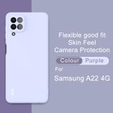 Gumový kryt IMAK na Samsung Galaxy A22 4G - Fialová