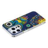 Gumový kryt LUMINOUS  na iPhone 13 Pro Max - Blue Owl