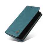 Peněženkové kožené pouzdro na Samsung Galaxy A51 - Modrá