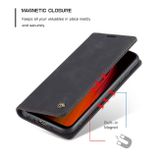 Peňaženkové kožené puzdro  černé na Xiaomi Redmi Note 8