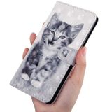 Peneženkové 3D pouzdro PAINTED na Samsung Galaxy S22 Plus 5G - Smile Cat