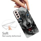 Gumový kryt PAINTED na Samsung Galaxy S22 5G - Mountain Wolf