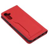 Peněženkové kožené pouzdro LIQUID pro Samsung Galaxy A04s - Červená