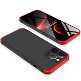 Plastový kryt GKK na iPhone 13 Pro Max - Černočervená