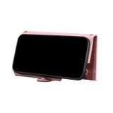 Peneženkové kožené pouzdro RETRO na Samsung Galaxy S22 5G - Ružovozlatá