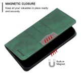 Peneženkové kožené pouzdro MAGNETIC na Samsung Galaxy S22 Plus 5G - Zelená