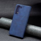 Peneženkové kožené pouzdro MAGNETIC na Samsung Galaxy S22 Plus 5G - Modrá