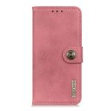 Peněženkové kožené pouzdro KHAZNEH pro Samsung Galaxy A03 - Růžová