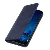Peněženkové kožené pouzdro HORSE TEXTURE pro Samsung Galaxy A03 - Modrá