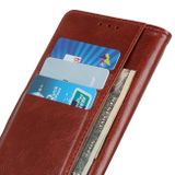 Peněženkové kožené pouzdro COPPER pro Samsung Galaxy A03 - Hnědá