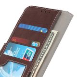 Peněženkové kožené pouzdro CROCODILE pro Samsung Galaxy A03 - Hnědá