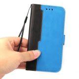 Peněženkové kožené pouzdro COLOR FLIP pro Samsung Galaxy A03 - Modrá
