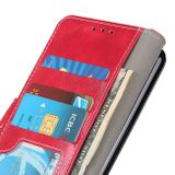 Peněženkové pouzdro Retro Crazy Horse na Samsung Galaxy S20 -červené