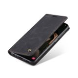 Peněženkové kožené pouzdro CaseMe pro Samsung Galaxy A04s - Černá