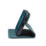 Peneženkové kožené pouzdro CaseMe na Samsung Galaxy S22 Plus 5G - Modrá