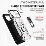 Kryt Holder Armor na iPhone 13 Mini - Stříbrná