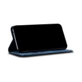 Peněženkové kožené pouzdro Denim pro Samsung Galaxy A73 5G - Modrá