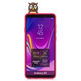 Gumový 3D kryt na Samsung Galaxy A9 (2018) - Red Owl