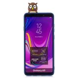 Gumový 3D kryt na Samsung Galaxy A9 (2018) - Blue Owl
