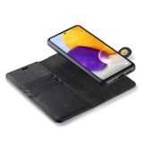 Peněženkové kožené pouzdro DG.MING pro Samsung Galaxy A73 5G - Černá