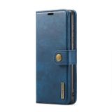 Peněženkové kožené pouzdro DG.MING pro Samsung Galaxy A73 5G - Modrá