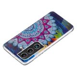 Gumový kryt LUMINOUS na Samsung Galaxy S22 5G - Half-flower