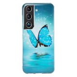 Gumový kryt LUMINOUS na Samsung Galaxy S22 5G - Butterfly