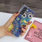Gumový kryt LUMINOUS na Samsung Galaxy S22 5G - Blue Owl