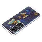 Gumový kryt LUMINOUS na Samsung Galaxy S22 5G - Double Butterflies