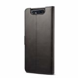 Peňeženkové kožené pouzdro na Samsung Galaxy A80 - Černý